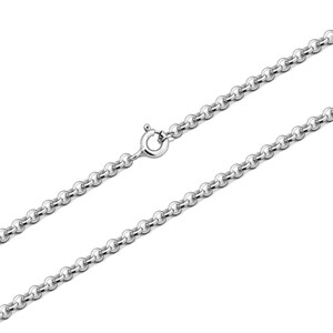 สร้อยเงินแท้ 925 แบบม้วน สำหรับผู้ชาย ขนาด 2 มม. ผลิตด้วยเครื่องจักร ขายส่ง - Product Image 2