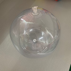 Pelota de playa inflable transparente de PVC, esfera, juguete para jugar al aire libre para niños y adultos - Product Image 1