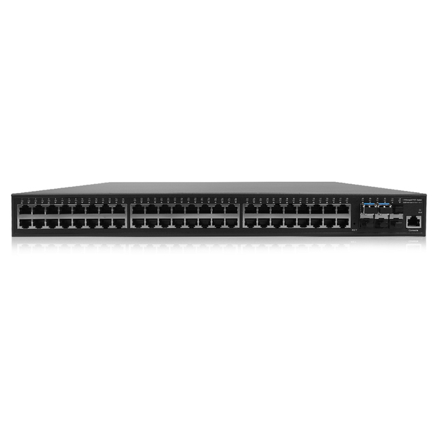 Cost Effective Network Switch 48 SFP Slots 6 SFP+ 10G Ports Hot Swap PSU Low Power Consumption Bulk Discount OEM Managed SNMP