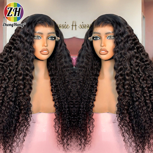 วิกผมลูกไม้ HD <span class=keywords><strong>ผม</strong></span>แท้บริ<span class=keywords><strong>ส</strong></span>ุทธิ์ ความหนาแน่น 250, วิกผมลอนคลื่นยาว 30 นิ้ว วิกผมแท้แบบมีเชือกผูกด้านหน้า, วิกผมแท้บราซิลแบบไม่ต้องใช้กาว - Product Image 2