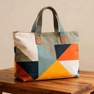 Nouveauté : Sacs de shopping personnalisés, sacs fourre-tout en toile, sacs fourre-tout en coton avec logo imprimé sur mesure - Product Image 1