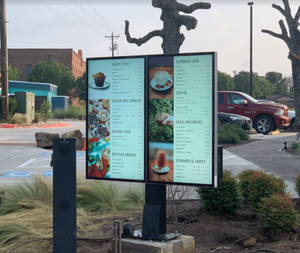 Display LCD Pubblicitario da Esterno Impermeabile con Schermo Touch per Ordinazioni, 3000 Nits, per Menu di Ristoranti Drive-Thru - Product Image 4