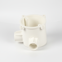 Accesorios de PVC para Tuberías Eléctricas SHEN SU, Fabricados en China, Tapa para Lámpara Empotrada, Resistentes al Fuego, Longitud Personalizable, Estándar ISO 2.0, Venta al Por Mayor