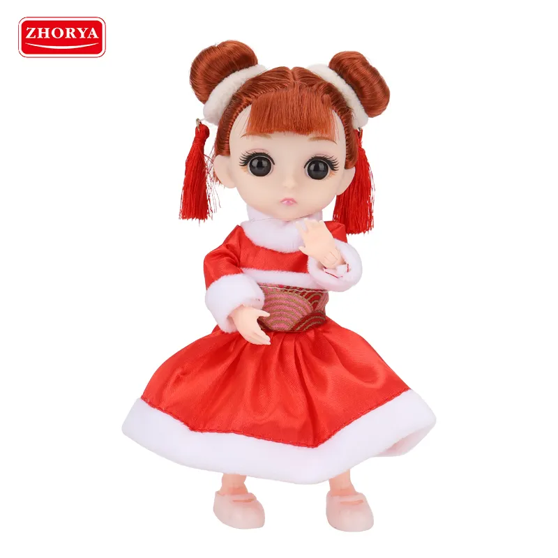 Le bambole da 6 pollici zhorya possono essere personalizzate e vari costumi regali fai-da-te per ragazze