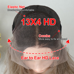 Perruques synthétiques Julianna Body Wave, couleur ombrée, avec raie au milieu, en fibre capillaire naturelle, pour femmes, pour les fêtes - Product Image 3