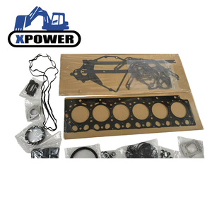 XPOWER ชุดปะเก็นยกเครื่องเครื่องยนต์เต็ม15011856 11716503 11716075สำหรับ D6E EC210B ชิ้นส่วนรถขุด EC210C - Product Image 1