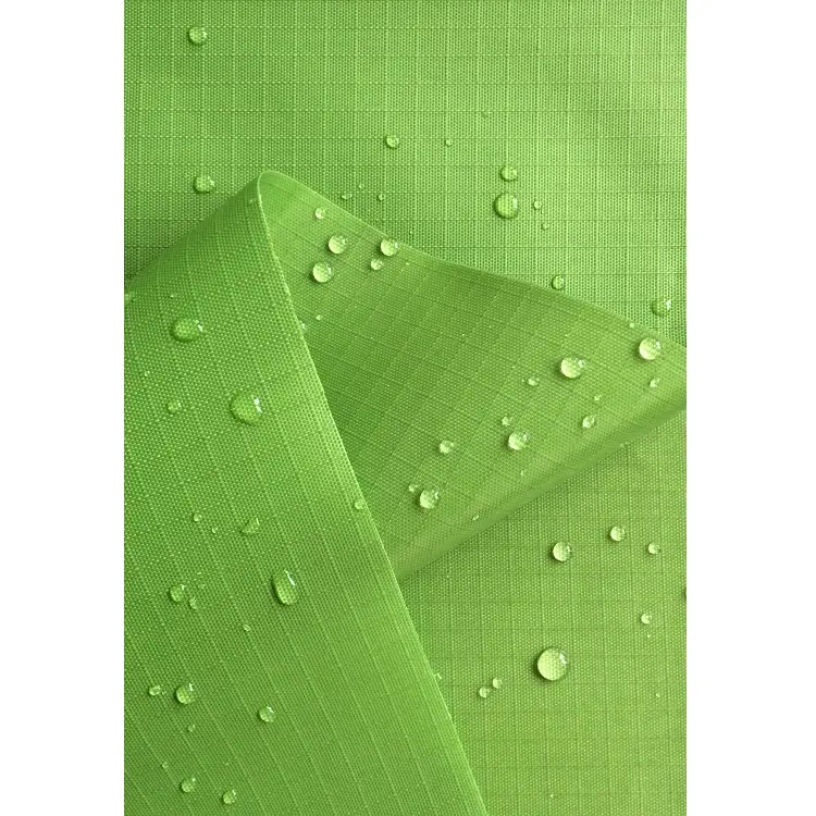 Waterproof Fabric for Bags Sealable TPU laminated 420D Ripstop Nylon