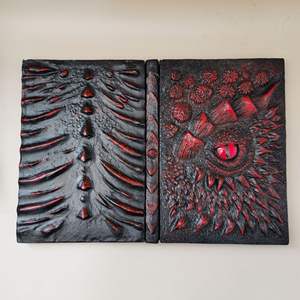 Cadeau d'anniversaire de luxe animé jeu 3d résine artisanat trônes créatif 3D relief oeil du diable cahiers pour les étudiants - Product Image 2