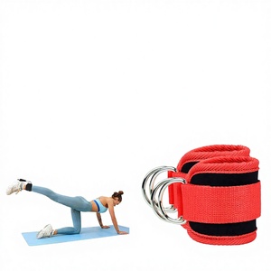 Tobilleras Deportivas Unisex MKAS de Alta Calidad, Acolchadas, de Nailon y Algodón, Duraderas, Transpirables, para Gimnasio, Soporte para Máquinas de Fitness, Protección para Tobillos - Product Image 2