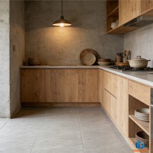 Carreaux de sol en porcelaine rustique <span class=keywords><strong>gris</strong></span> aspect béton mat de haute qualité, 300*300mm, style <span class=keywords><strong>ciment</strong></span> - Product Image 5