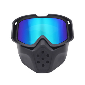 Motorcycle Goggles Full Rim Spherical Lens <b>Polycarbonate</b> Anti Fog Outdoor Sports Men's Riding Protection - Product Image 2