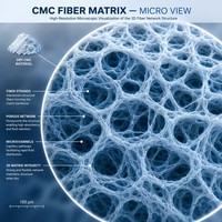 Masque en gel sec CMC TECH-GEL PURE MATRIX, gel hydratant, 100% bio-actif, hydratation profonde, fournisseur en gros de marques privées OEM