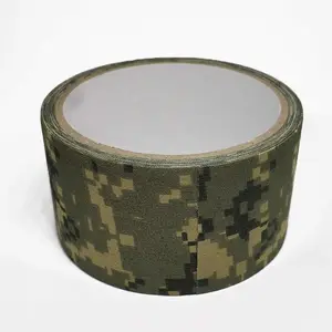Colle Hotmelt tissu de chasse en plein air imprimé 0.28mm tissu de conduit chasseur tactique bionique Camouflage bande