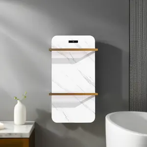 Intelligent Constant Temperature Rock Plate Electric Towel Rack Surface Mounted Household Towel Rack Bathroom Drying Rack