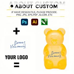 Jouet Squishy Ours Gommeux en TPR Couleur Bonbon avec Logo Personnalisé – Balle Anti-Stress à Rebond Lent, Jouet Sensoriel Doux et Extensible pour Bureau/École/Maison - Product Image 2