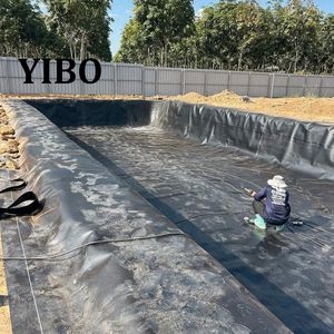 Bâche de bassin en géomembrane YIBO industrielle anti-UV, imperméable et écologique pour fermes piscicoles, barrages et réservoirs - Product Image 2