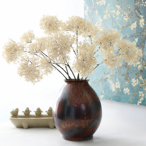 Rami di <span class=keywords><strong>Fiori</strong></span> Artificiali a Forma di Stella, Steli di <span class=keywords><strong>Fiori</strong></span> Finti Argentati per Composizioni Floreali Autunnali, Matrimoni e Decorazioni per Vasi - Product Image 3