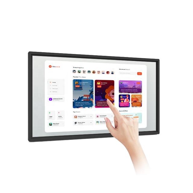 Low Cost HMI Human Machine Interface Touch Screen Interactive Monitor Touch Panel PC 15.6/18.5/21.5 Inch, Factory Direct
