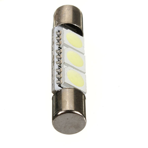 Festoon <span class=keywords><strong>28mm</strong></span> 31mm Auto LED C5W Weiß Innen leuchte T6 3SMD 5050 Kuppel leuchten Lese kennzeichen 4300K - Product Image 5