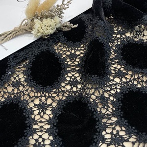 Tissu de <span class=keywords><strong>dentelle</strong></span> française bleue luxueuse pour femmes, tissu de <span class=keywords><strong>dentelle</strong></span> perlée de haute qualité, broderie de paillettes, <span class=keywords><strong>dentelle</strong></span> de mariage en maille - Product Image 3