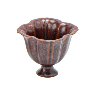 Juego de taza y platillo de cerámica china tradicional, de porcelana con forma de flor, para el té de la tarde. - Product Image 5