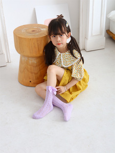 <span class=keywords><strong>Calcetines</strong></span> para Niños OEM, Transpirables, de Malla, con Lazo, Diseño Calado, Modernos, Certificados CE, Lindos, de Algodón, Largos, para Bebés - Product Image 6