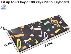 Clavier de musique pour <span class=keywords><strong>piano</strong></span> <span class=keywords><strong>88</strong></span> <span class=keywords><strong>touches</strong></span> <span class=keywords><strong>Housse</strong></span> anti-poussière extensible pour clavier électronique <span class=keywords><strong>Housse</strong></span> pour <span class=keywords><strong>piano</strong></span> <span class=keywords><strong>Housse</strong></span> pour clavier électronique - Product Image 6