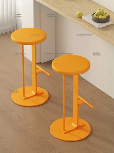 Tabouret haut <span class=keywords><strong>de</strong></span> <span class=keywords><strong>bar</strong></span> <span class=keywords><strong>de</strong></span> style italien moderne <span class=keywords><strong>chaise</strong></span> avant <span class=keywords><strong>de</strong></span> bureau design créatif pour la maison usage commercial cuisine en bois extérieur d'hôtel - Product Image 4