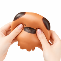 Jouet à presser Capybara mignon personnalisé en gros, en EVA à rebond lent, sensoriel, anti-stress, décompression, jouets fantaisie Kawaii pour enfants