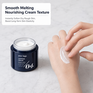 Crème Hydratante Raffermissante Marque Blanche – Réduit les Ridules et le Teint Terne, Retient l'Hydratation, Protège la Barrière Cutanée – Pour Tous Types de Peau – Crème à la Caféine - Product Image 5