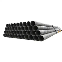 Pipa Baja Karbon MS Dilas Spiral Helikal SSAW Diameter Besar untuk Proyek Pipa Air & Limbah