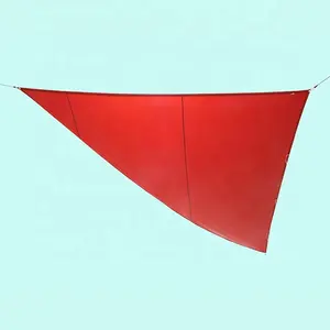 simple waterproof red sun shade fabric sun shade saills anti uv shade sail triangle awning for shanghai zoie