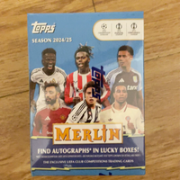 Topps Merlin 2024-25 UEFA Fußballstar Blind Box Offizielle Sammlung Überraschungs-Geschenkbox für Sportfans
