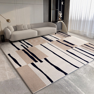 <span class=keywords><strong>Tappeti</strong></span> Ultra morbidi arruffati morbidi geometrici testurizzati per soggiorno con Logo personalizzato e lavabile con Design gratuito - Product Image 3