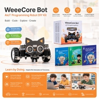 Kit de robótica educativa de voz programable WeeeCore Bot AIOT para educación STEM de niños en edad escolar
