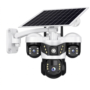 Kit de caméra CCTV sans fil Arronna 4G LTE à énergie <span class=keywords><strong>solaire</strong></span> PTZ IP66 H.265 6MP pour extérieur et ferme - Product Image 2