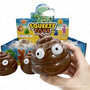Juguete de Peluche Flash Poop, Juguete Antiestrés de TPR Suave de Rebote Lento, Regalo para Niños - Product Image 1