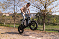 Vélo de montagne électrique puissant 2000W EKX X20 avec cadre en aluminium, pneus larges de 20 pouces, batterie au lithium 48V, pour adultes, hommes, route, tout-terrain, cyclomoteur