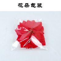 Yuyuan Shooting Bones Craft Künstliche Seiden-Weihnachtssterne Blumenstrauß – Rot/Gold/Weiß/Silber Farben Großhandel für die Feiertage