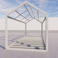 Maison de conteneur à cadre en acier léger de 10 pieds 20 pieds 30 pieds Usine de maison modulaire préfabriquée-Cadre de maison de conteneur préfabriqué direct