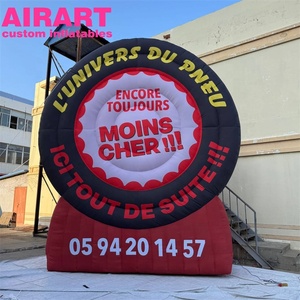 Enseigne gonflable de <span class=keywords><strong>pneu</strong></span> de décoration de la publicité, pneus gonflables géants pour l'affichage extérieur - Product Image 3