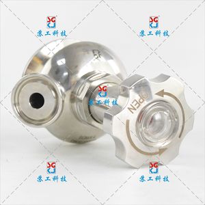 Valve d'échantillonnage aseptique manuelle avec affichage de la position de la structure à diaphragme pour l'eau - Fabriquée par Aseptic Sampling Valve Company - Product Image 2