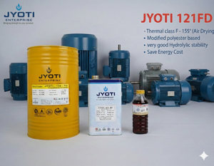 Vernis isolant à séchage rapide pour enroulements de moteur et bobines de transformateur JYOTI 121 FD classe F application de brosse/pulvérisation - Product Image 2