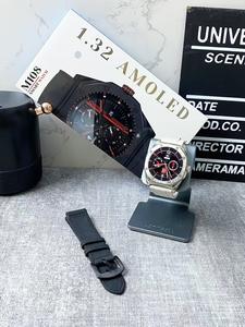 Смарт-часы M108 2025 года, водонепроницаемость IP68, AMOLED-экран 1,32 дюйма, спортивный компас, NFC, ответ на звонки, унисекс, совместимость с Android и iOS - Product Image 3