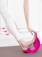 Yoga cheville Wedge réglable pas à pas Stretch pédale mollet civière pied bascule ABS matériel Surface antidérapante salle de sport intégrée