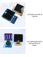 Lampe de table 28W Lampe à ongles LED UV Mini séchoir professionnel pliable à ongles en gel pour salon de manucure