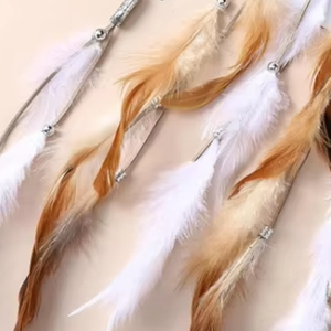 Lot de 12 extensions capillaires colorées de 9,8 pouces avec clips pour costumes, spectacles et coiffures fantaisie - Product Image 2