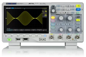 SIGLENT SDS1104X-E ออสซิลโลสโคปดิจิตอล 4 ช่องสัญญาณ 100MHz พร้อมฟังก์ชันการพล็อตข้อมูลอัตราการสุ่มตัวอย่าง 1GSa/s รับประกัน 1.5 ปี SDS11 - Product Image 2