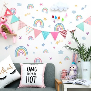 Cartoon Rainbow <strong>Cloud</strong> Luminous <strong>Wall</strong> <strong>Stickers</strong> for Kids Rooms Bedroom Home <strong>Wall</strong> Decals Stars <strong>Stickers</strong> - Product Image 5