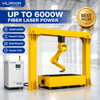 Máquina de Corte Láser de Fibra 3D Multieje con Brazo Robótico de 1800 mm, Equipo de Corte Láser 3D CNC de 5 Ejes para Acero al Carbono y Aluminio